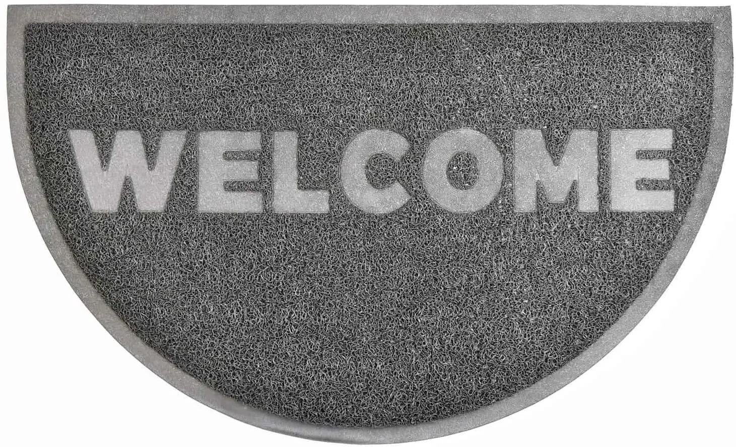 Коврик придверный Luance Half Moon Welcome 45x75cm (Grey)