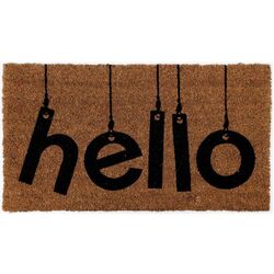 Коврик придверный Luance Hello 33x60cm (Brown/Black) Thumb