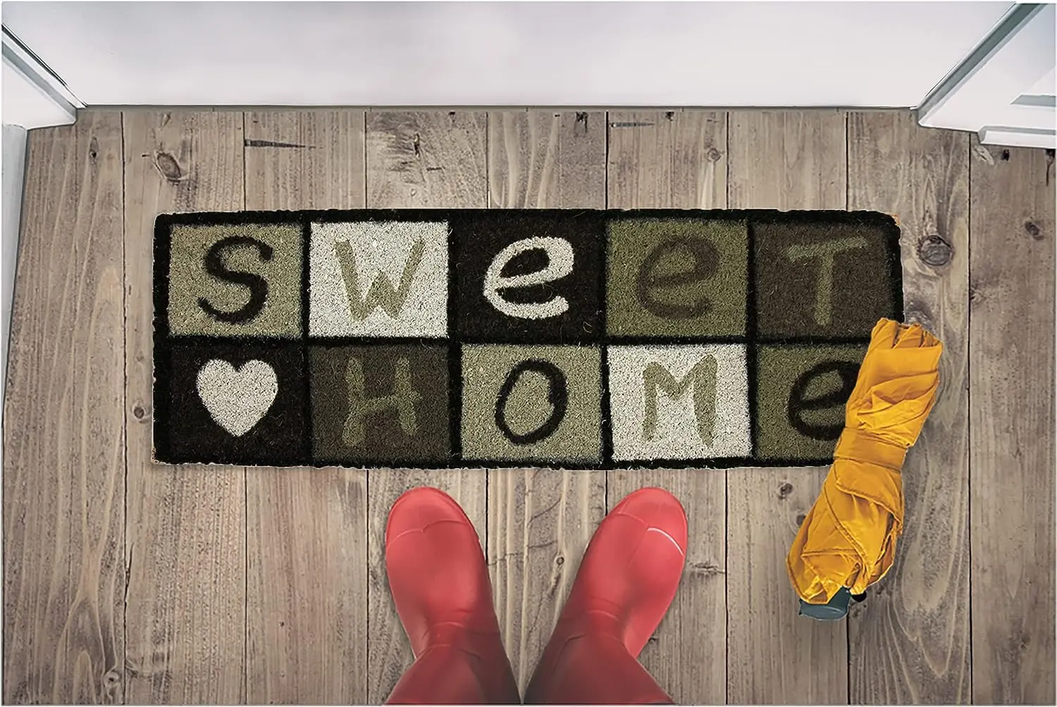 Covor intrare Luance Sweet Home 25x75cm (Grey)