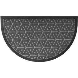 Covor intrare Luance Wilson Half Moon 45x75cm (Dark Grey)