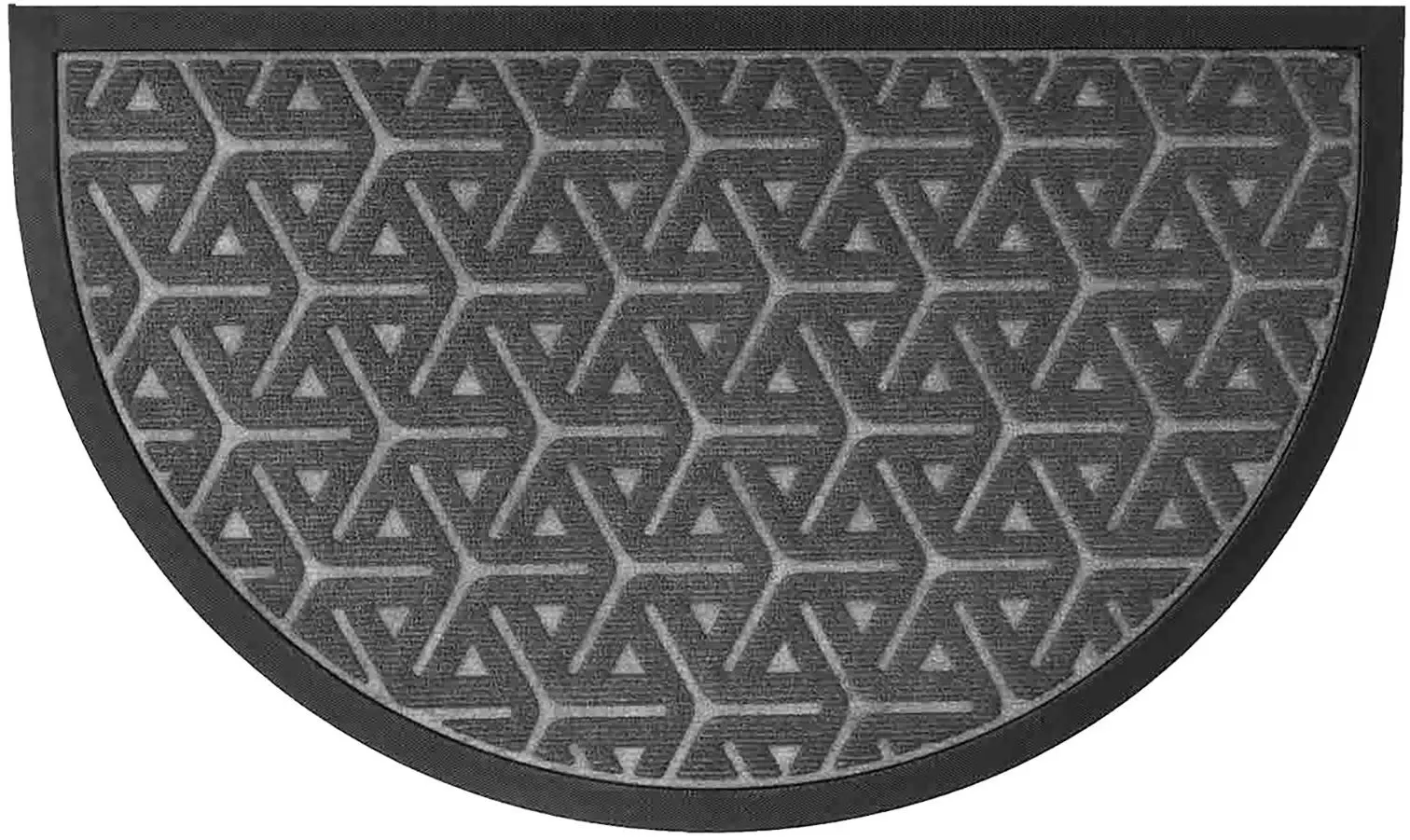 Covor intrare Luance Wilson Half Moon 45x75cm (Dark Grey)