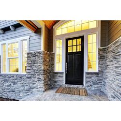 Коврик придверный Luance Wood effect Home 45x75cm (Grey) Thumb