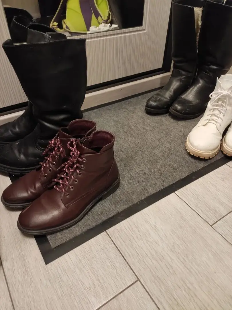 Covor intrare Luance 60x80cm (Grey/Mottled White)