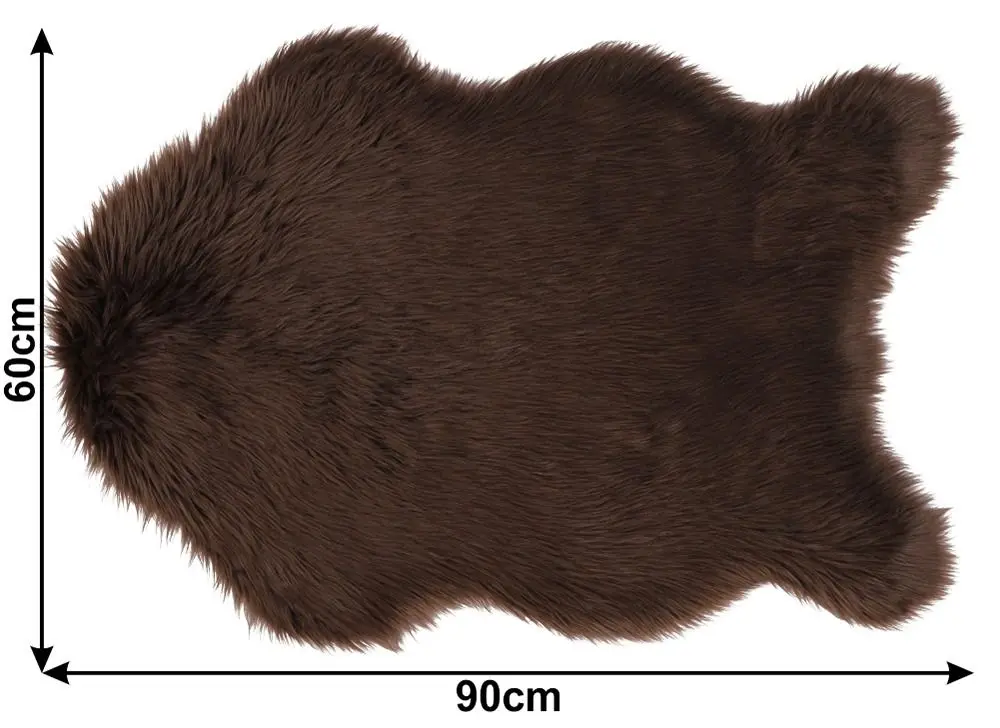 Covoras decorativ Mobhaus Ebony Typ 3 60x90 (Brown)