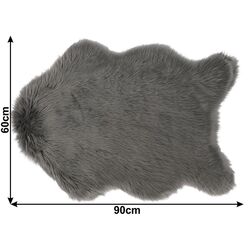 Декоративный коврик Mobhaus Ebony Typ 5 60x90 (Gray) Thumb