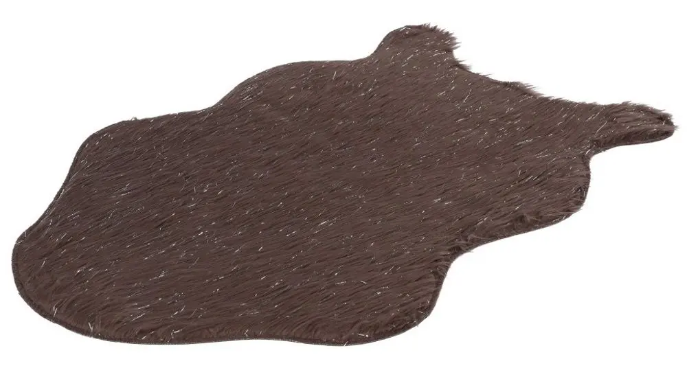 Декоративный коврик Mobhaus Fox Typ 4 60x90 (Gray-Brown/Silver)