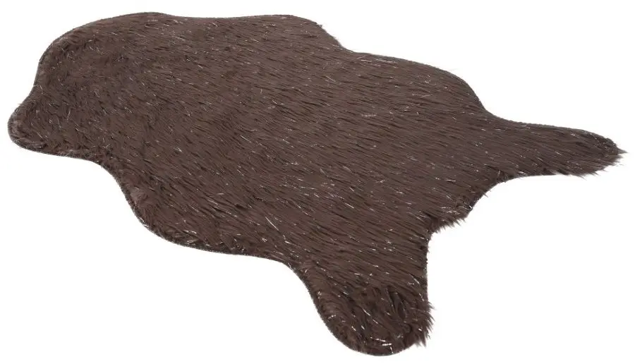 Декоративный коврик Mobhaus Fox Typ 4 60x90 (Gray-Brown/Silver)