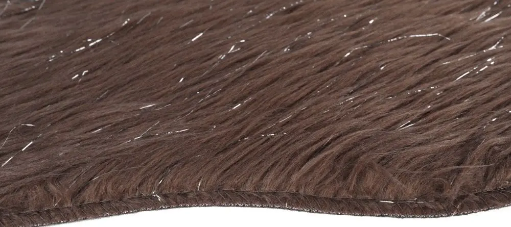 Декоративный коврик Mobhaus Fox Typ 4 60x90 (Gray-Brown/Silver)