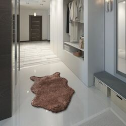 Декоративный коврик Mobhaus Fox Typ 4 60x90 (Gray-Brown/Silver) Thumb