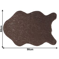 Декоративный коврик Mobhaus Fox Typ 4 60x90 (Gray-Brown/Silver) Thumb