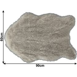 Covoras decorativ Mobhaus Malone 60x90 (Cream-Brown) Thumb