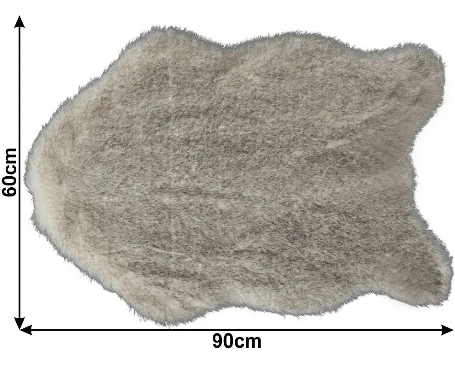 Covoras decorativ Mobhaus Malone 60x90 (Cream-Brown)