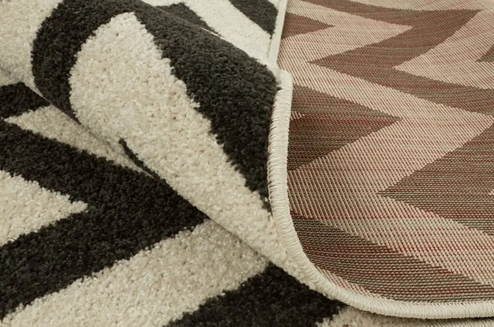 Covor Mobhaus Adisa 200x285 (Ivory/Gray Dark) - 3