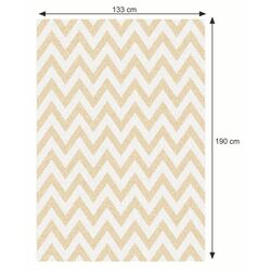 Covor Mobhaus Adisa Typ 2 133х190 (Beige/White) Thumb