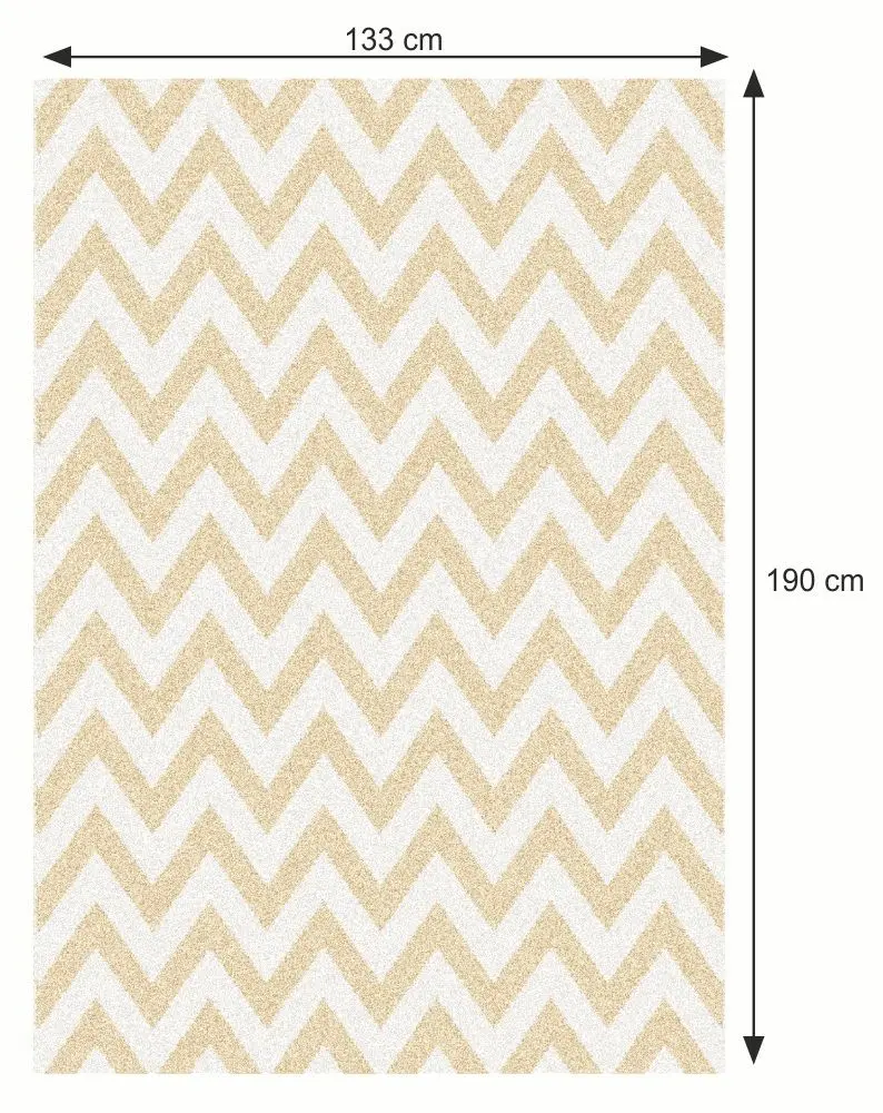 Covor Mobhaus Adisa Typ 2 133х190 (Beige/White) - 2