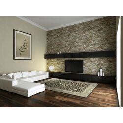 Ковер Mobhaus Azir 133x190 (Gray Dark/Flowers) Thumb