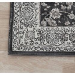 Ковер Mobhaus Azir 133x190 (Gray Dark/Flowers) Thumb