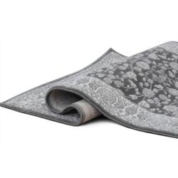 Ковер Mobhaus Azir 133x190 (Gray Dark/Flowers) Thumb