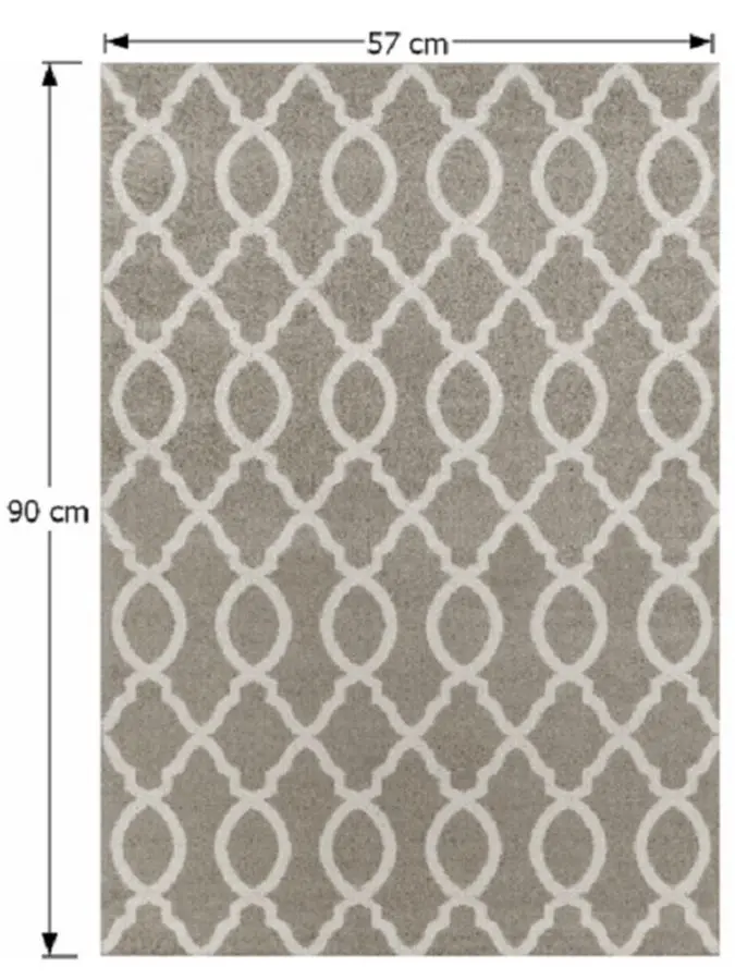 Covor Mobhaus Desta 57x90 (Light Brown/Ivory) - 10