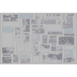 Ковер Mobhaus Heather 133х190 (Gray Light/Gray Dark)