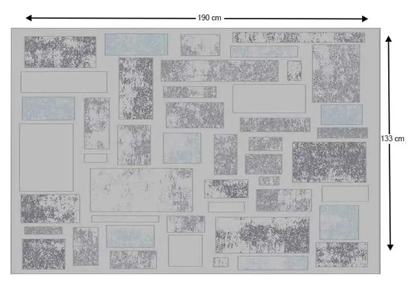 Covor Mobhaus Heather 133х190 (Gray Light/Gray Dark) - 8