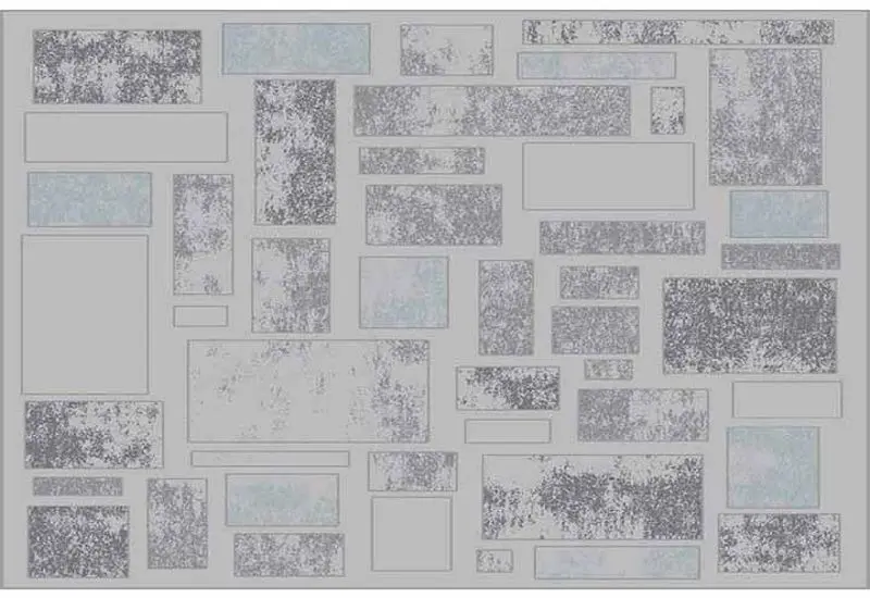 Covor Mobhaus Heather 133х190 (Gray Light/Gray Dark)