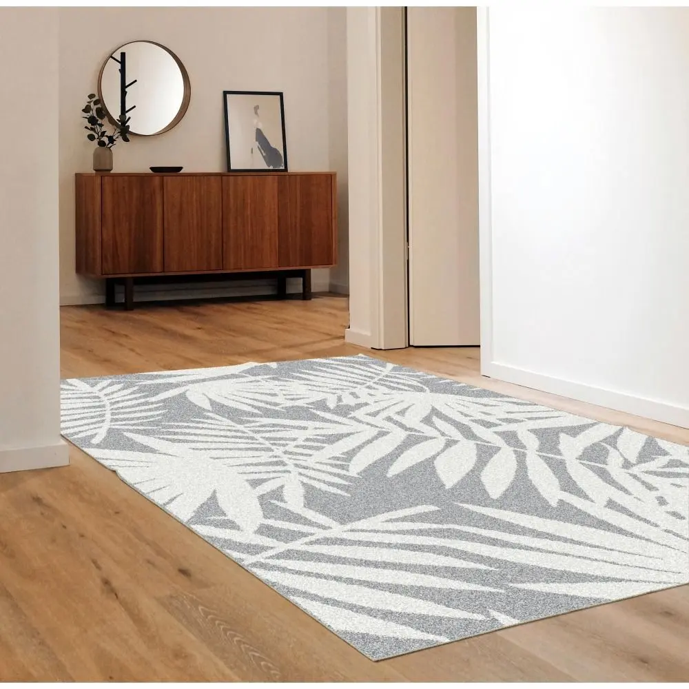 Covor Mobhaus Intisar 133x190 (Gray/Leaves) - 2