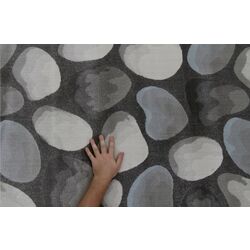 Covor Mobhaus Menga 133x190 (Brown/Gray/Stones) Thumb