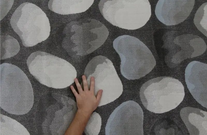 Covor Mobhaus Menga 133x190 (Brown/Gray/Stones) - 2