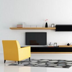 Covor Mobhaus Menga 133x190 (Brown/Gray/Stones) Thumb