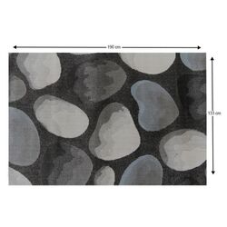 Covor Mobhaus Menga 133x190 (Brown/Gray/Stones) Thumb