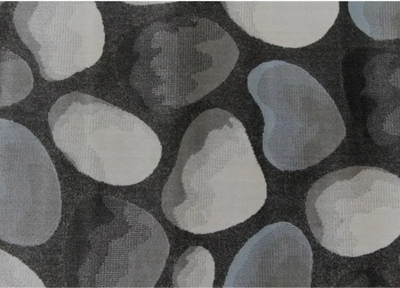 Covor Mobhaus Menga 133x190 (Brown/Gray/Stones)