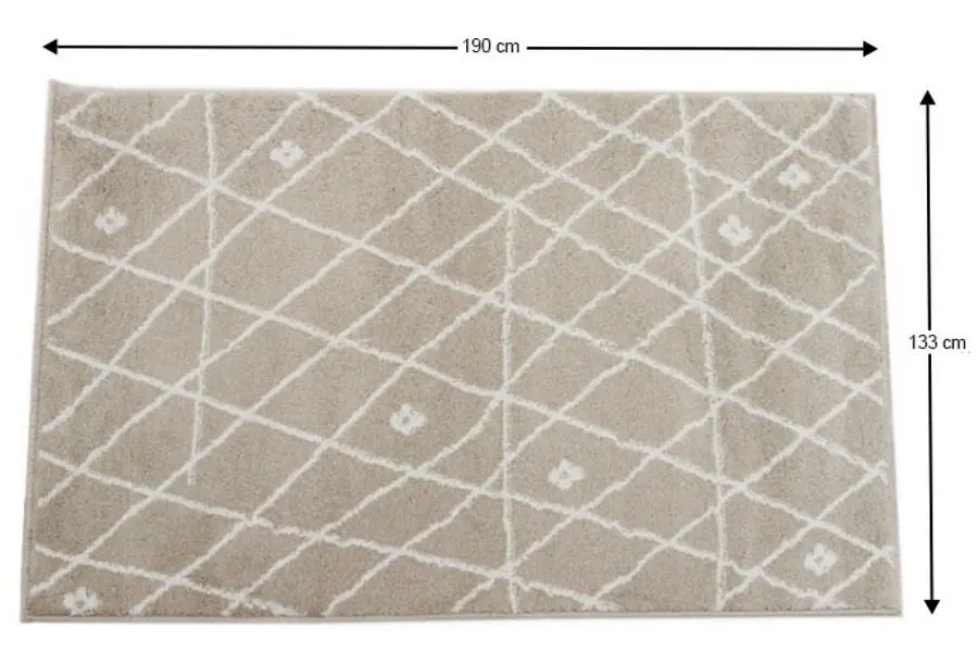 Covor Mobhaus Tyron 133x190 (Beige/White) - 6