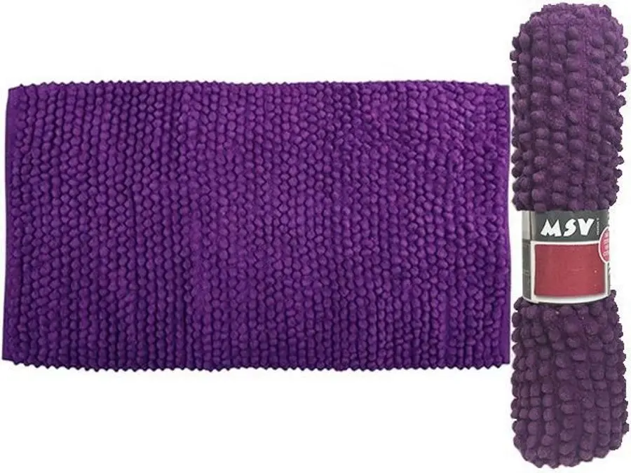Коврик для ванной MSV 40688 50X80cм (Lilac)