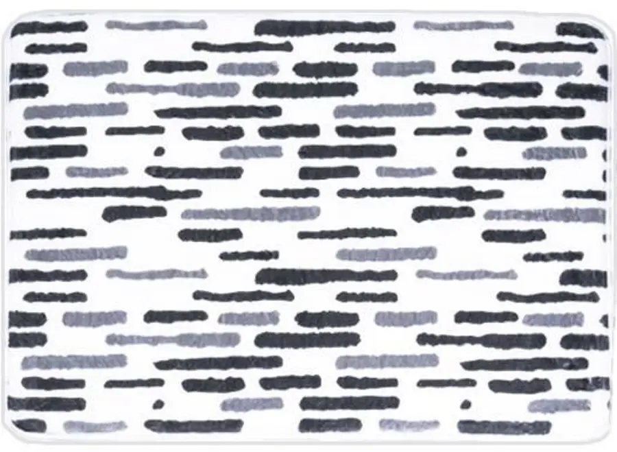 Коврик для ванной MSV Loft 50x80cм (White/Grey)