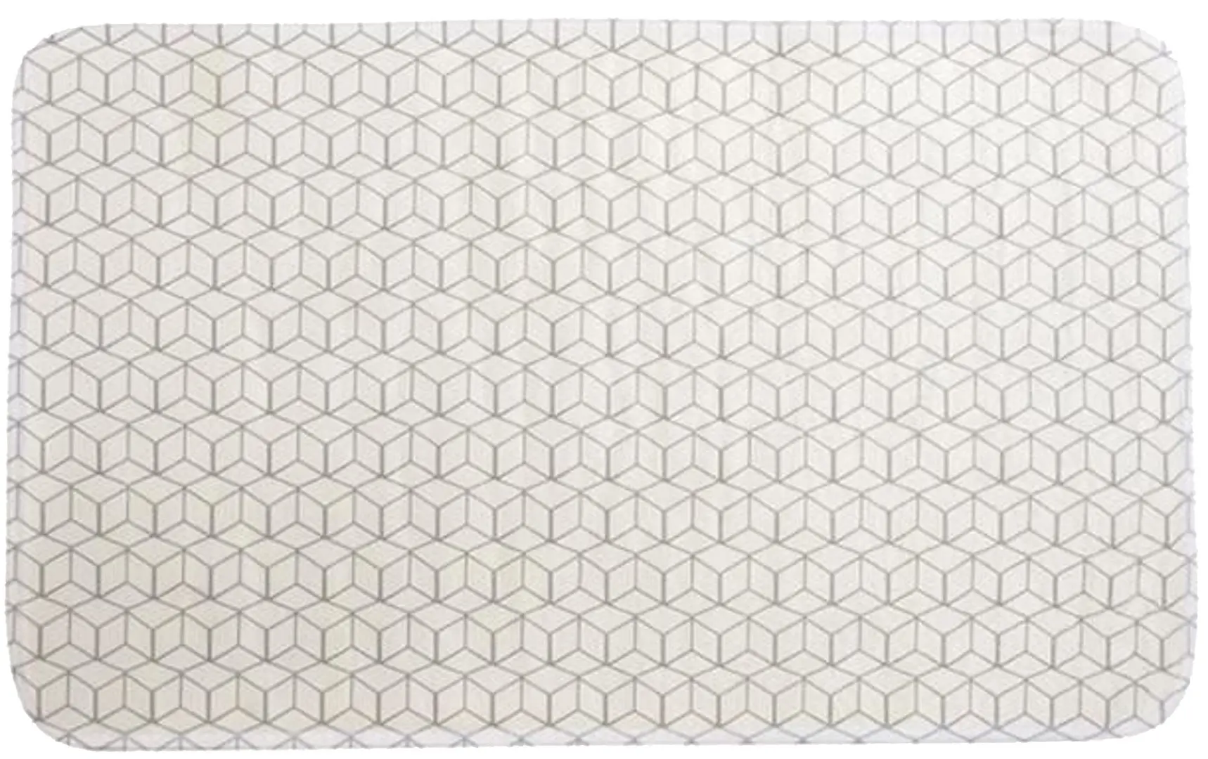 Covoras baie MSV Mozaik 45x75 (White)