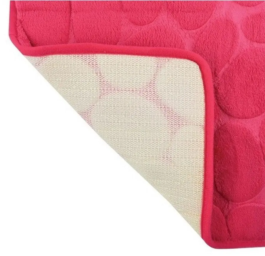 Covoraş pentru baie MSV Pebble 50X80cm (Fuchsia)