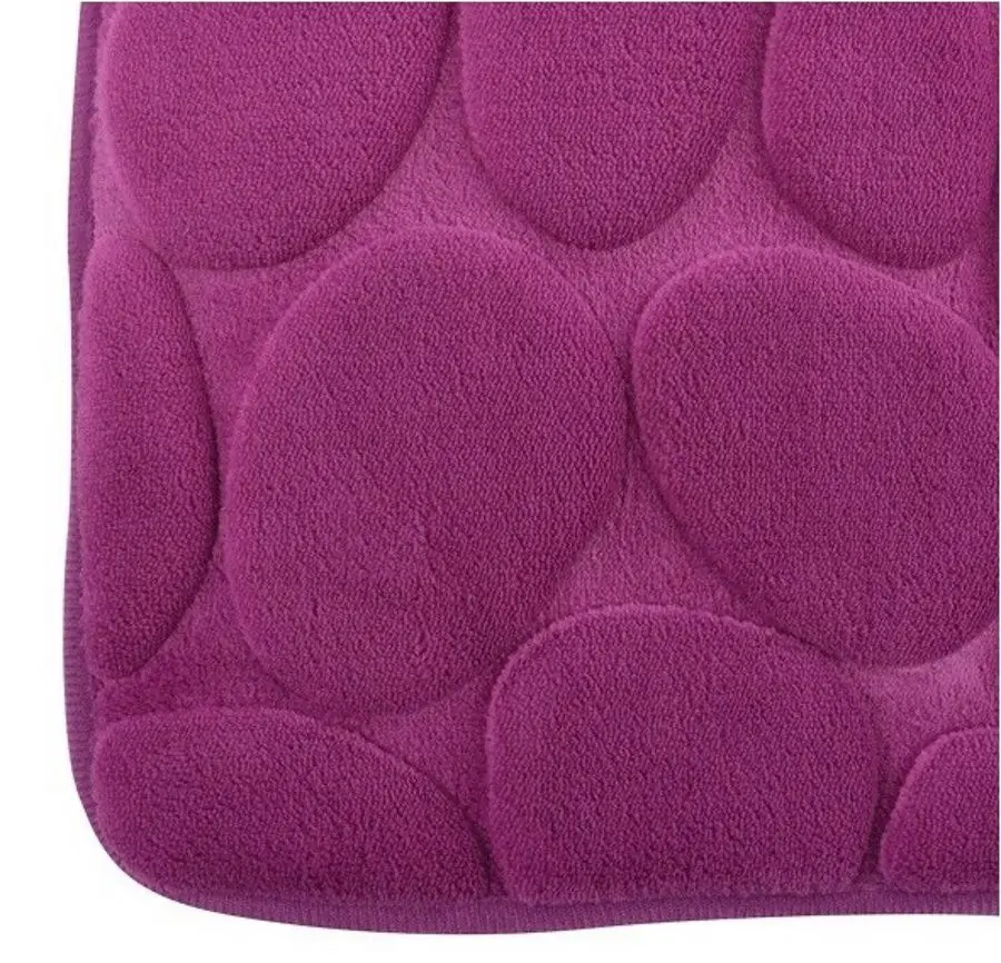 Covoraş pentru baie MSV Pebble 50X80cm (Violet) - 3