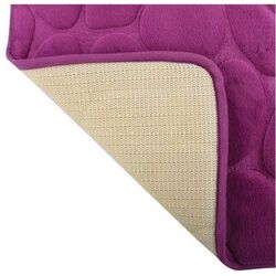 Covoraş pentru baie MSV Pebble 50X80cm (Violet) Thumb