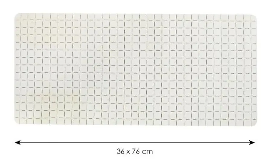 Коврик для ванной MSV Premium 36x76cм (White) - 2