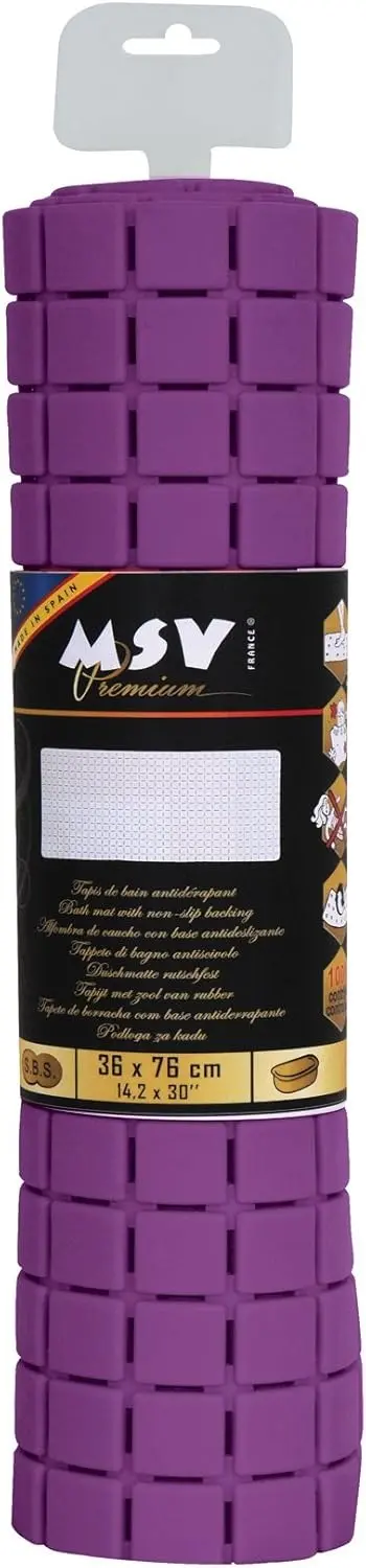 Коврик для ванной MSV Premium 40808 36x76cm (Purple) - 3