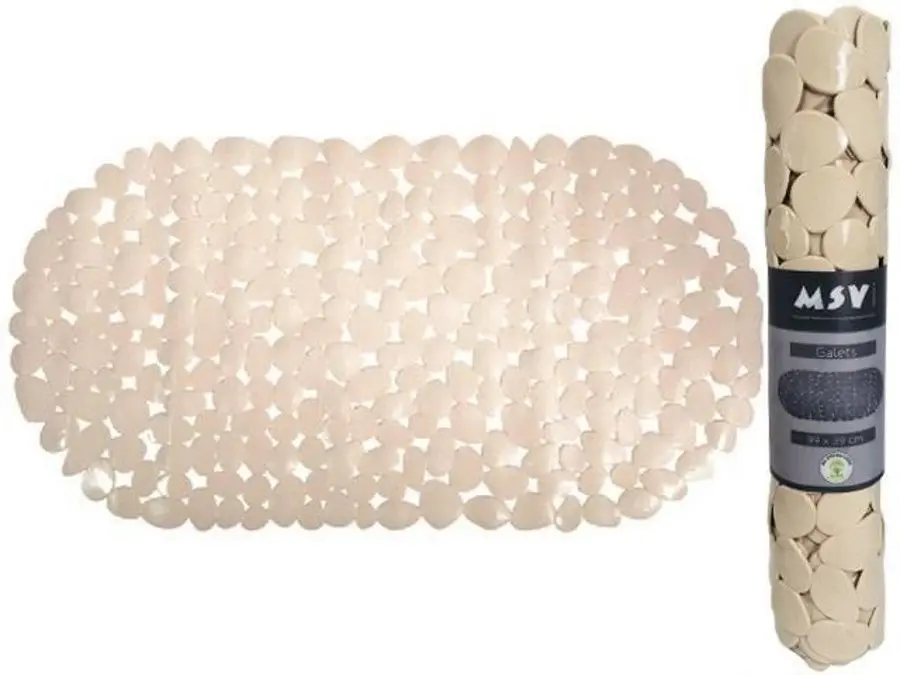 Covoraş cadă baie MSV Galets 39x99 40642 (Beige) - 2