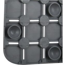 Коврик для ванны MSV Quadro Premium 36x76 40844 (Grey) Thumb