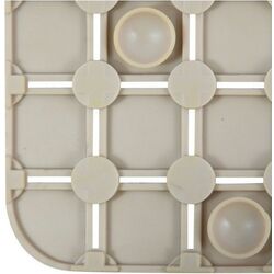 Covoraş cadă baie MSV Quadro Premium 36x76 40845 (Beige) Thumb