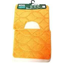 Set covorasi pentru baie Nova Home Ornament 50x80cm (Orange) Thumb