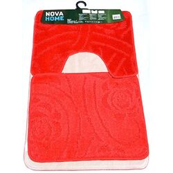 Set covorasi pentru baie Nova Home Rose 50x80cm (Red) Thumb
