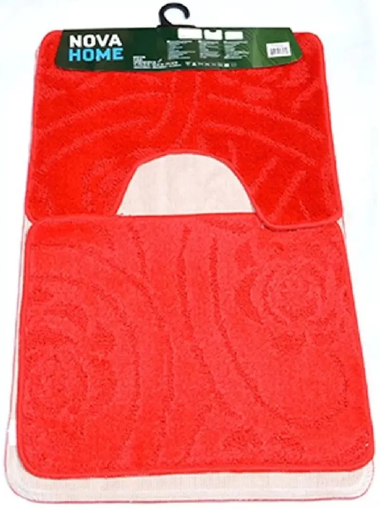 Set covorasi pentru baie Nova Home Rose 50x80cm (Red) - 2