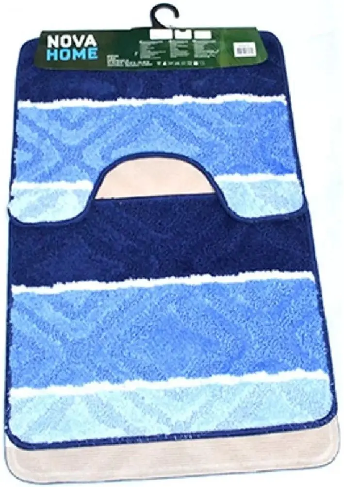 Set covorasi pentru baie Nova Home Stripes 50x80cm (Blue) - 2