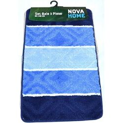 Set covorasi pentru baie Nova Home Stripes 50x80cm (Blue) Thumb