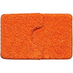 Set covoraşe pentru baie Perfect Home Magnolia 42207 (Orange)